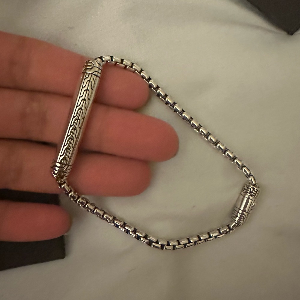 John Hardy Box Chain Station Bracelet